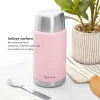 Termo de Comida Insulado 750ml Acero Inox Rosado Simplit