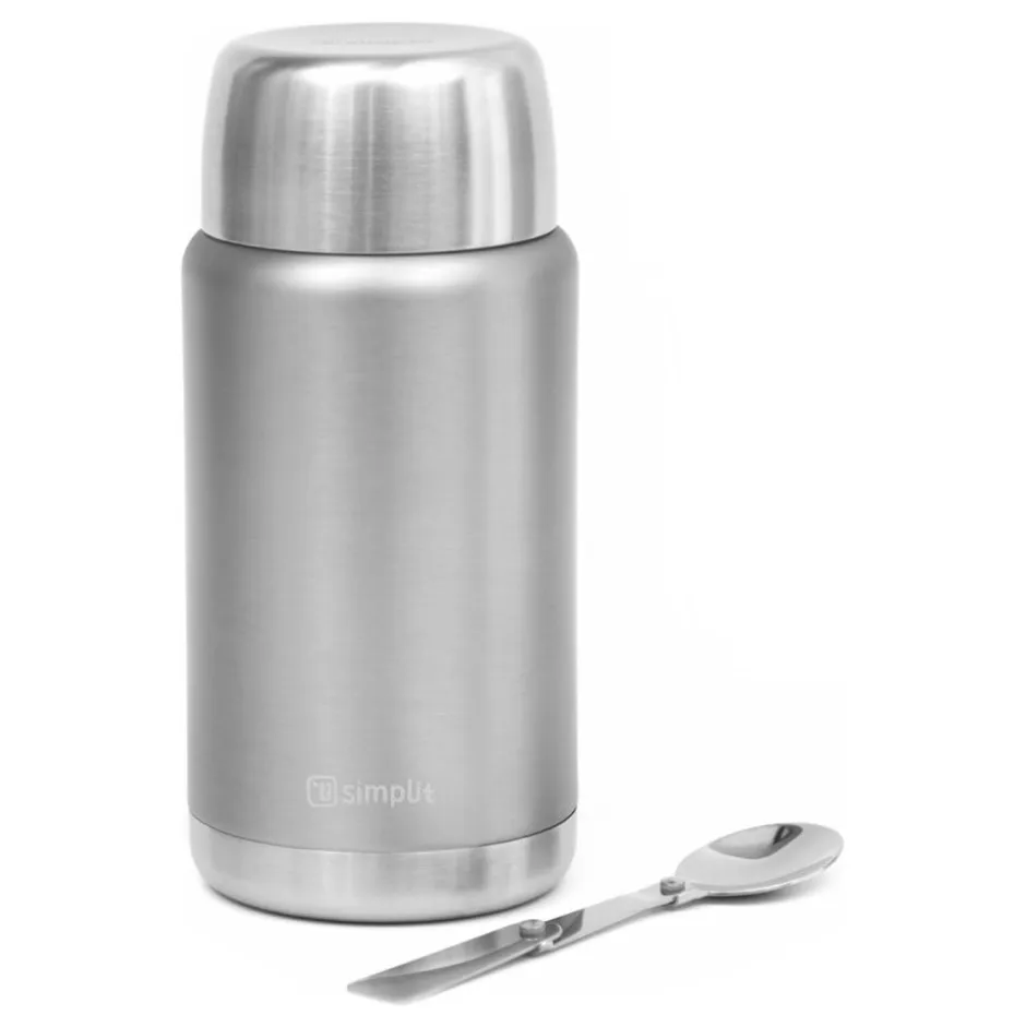 Termo de Comida Insulado 750ml Acero Inox Gris Simplit