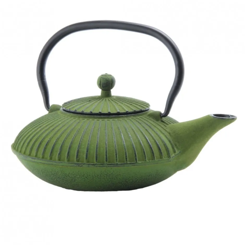 Tetera Hierro Fundido 0.78L Oriental Verde Ibili