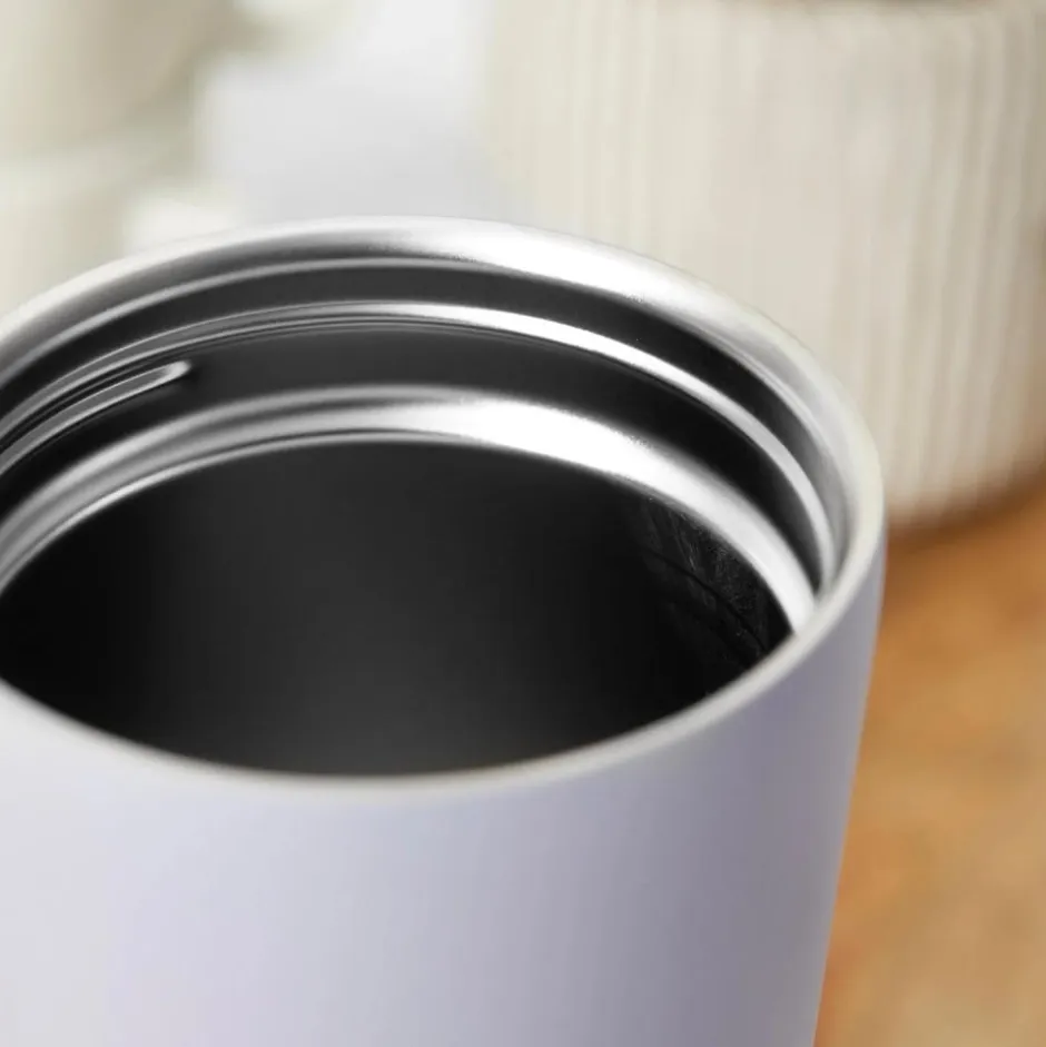 Vaso Térmico Tapa y Bombilla 750ml Morado Tumbler Simplit