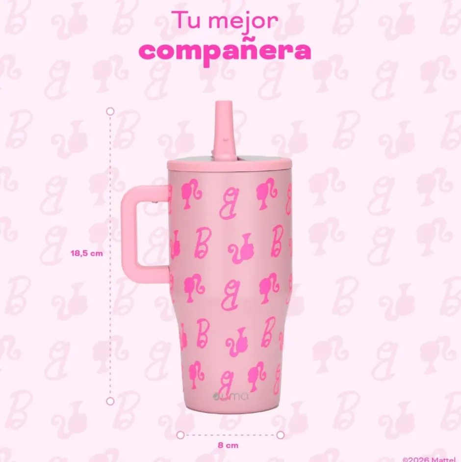 Vaso Térmico Tumbler Mug Barbie Vibes 590ml Acero Inox UMA