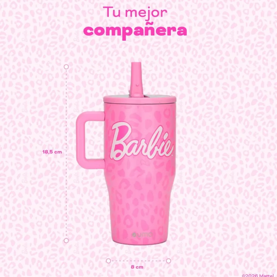 Vaso Térmico Tumbler Mug Barbie Print 590ml Acero Inox UMA