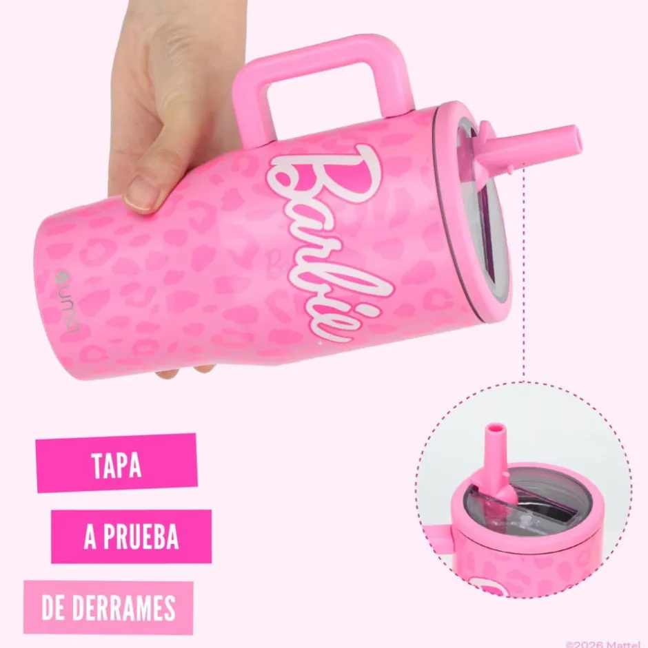 Vaso Térmico Tumbler Mug Barbie Print 590ml Acero Inox UMA