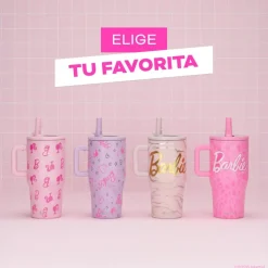 Vaso Térmico Tumbler Mug Barbie Love 590ml Acero Inox UMA