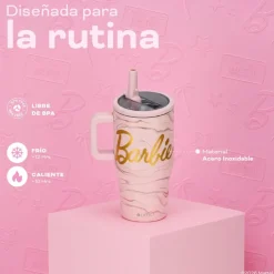 Vaso Térmico Tumbler Mug Barbie Dreams 590ml Acero Inox UMA