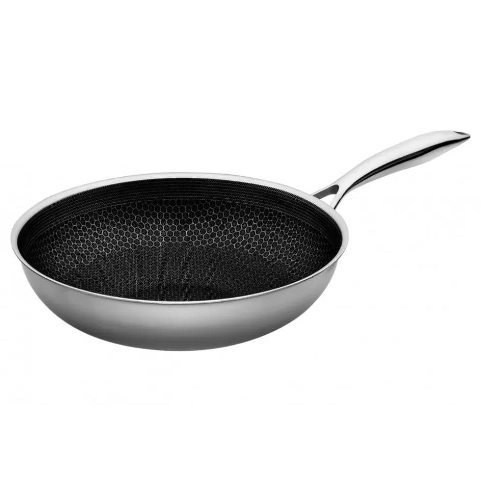 Wok Acero Inoxidable 30cm Bee Lugano